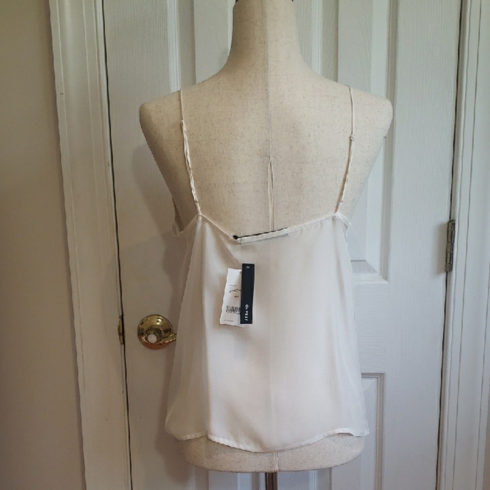 NWT J Brand 100% Silk Cream Camisole Tank Size M - Picture 3 of 12
